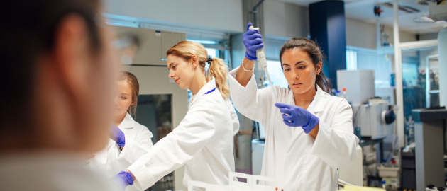 scientist in a lab image