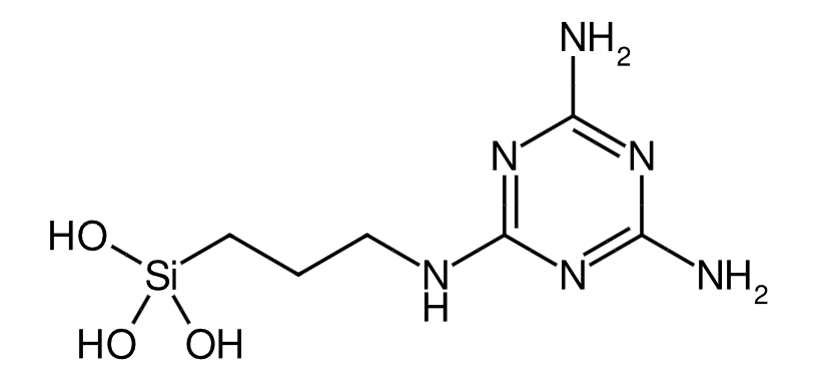 (3-((4,6-diamino-1,3,5-triazin-2-yl)amino)propyl)silanetriol