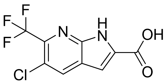 5-chloro-6-(trifluoromethyl)-1H-pyrrolo[2,3-b]pyridine-2-carboxylic acid