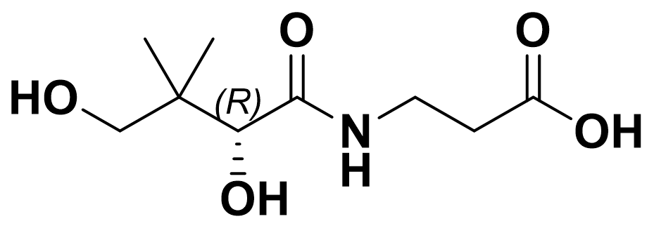 Pantothenic acid//D-pantothenate (no salt form)