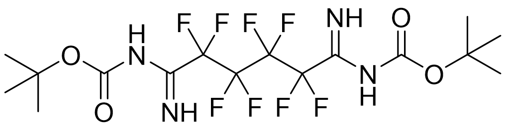 di-tert-butyl (2,2,3,3,4,4,5,5-octafluoro-1,6-diiminohexane-1,6-diyl)dicarbamate