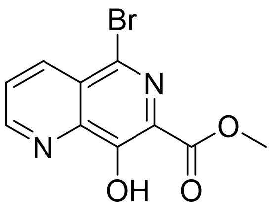 methyl 5-bromo-8-hydroxy-1,6-naphthyridine-7-carboxylate