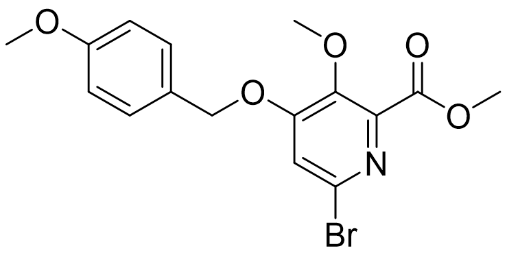 methyl 6-bromo-3-methoxy-4-((4-methoxybenzyl)oxy)picolinate